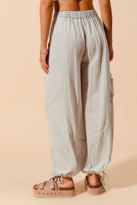 Dakota Striped Joggers (Preorder due to arrive May 15th).