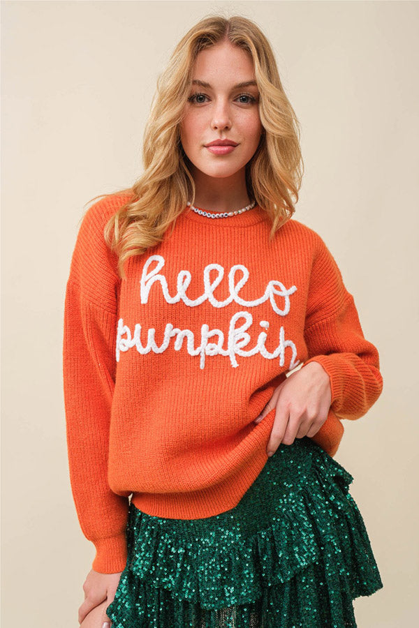 Hello Pumpkin Sweater