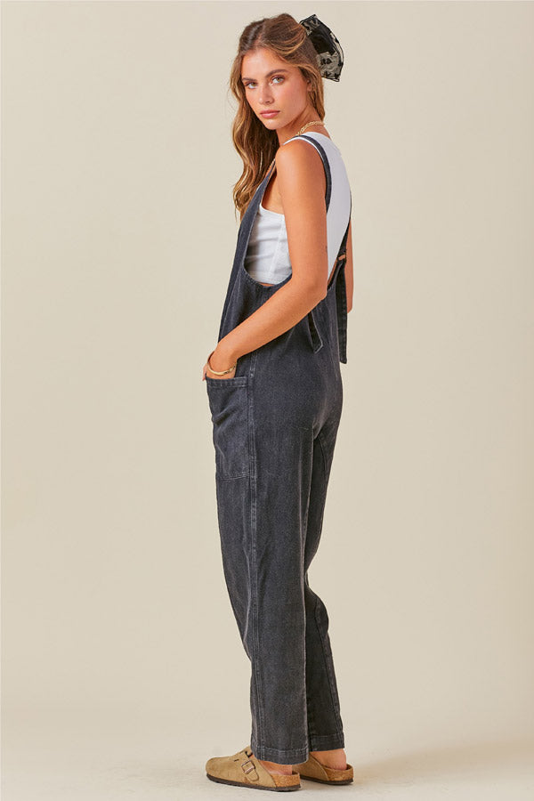 Lexi Washed Denim jumpsuit