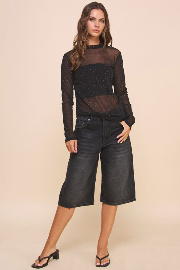 Sloan Mesh Top