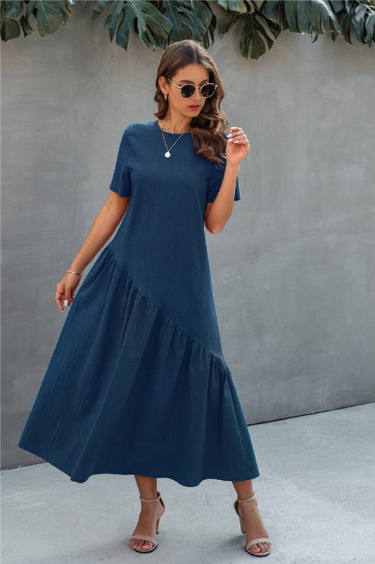 Coastal Ruffle Maxi