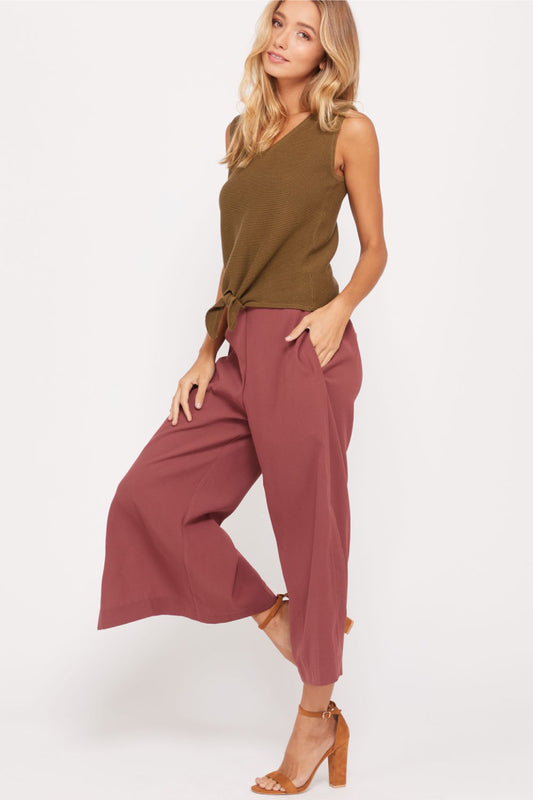 Sammie Side Slit Culotte.