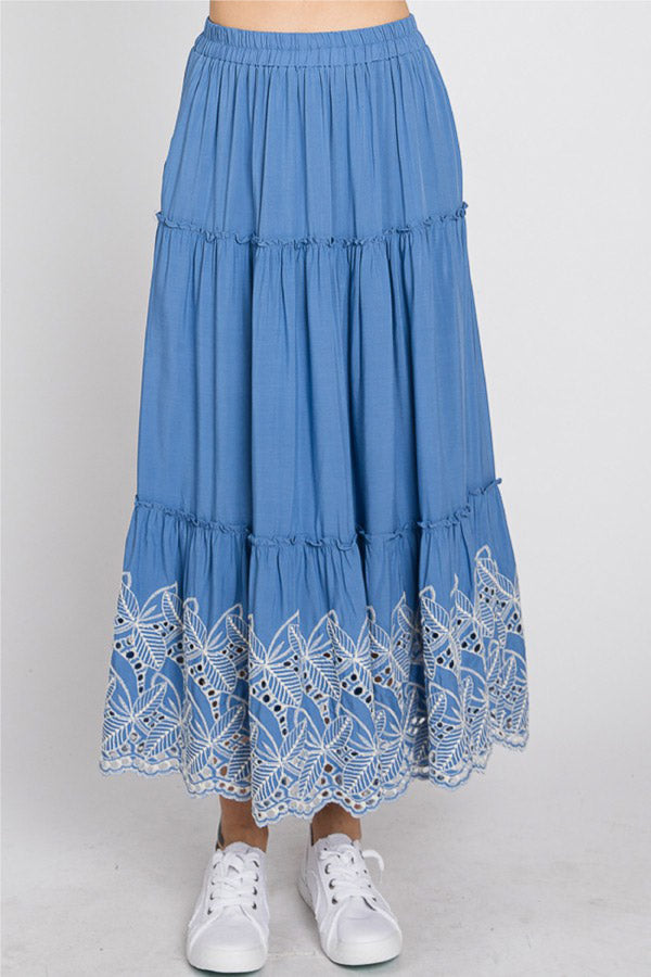 Meadow Eyelet Skirt