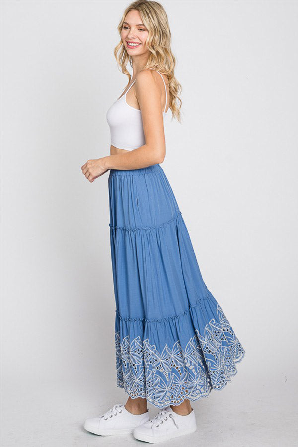 Meadow Eyelet Skirt