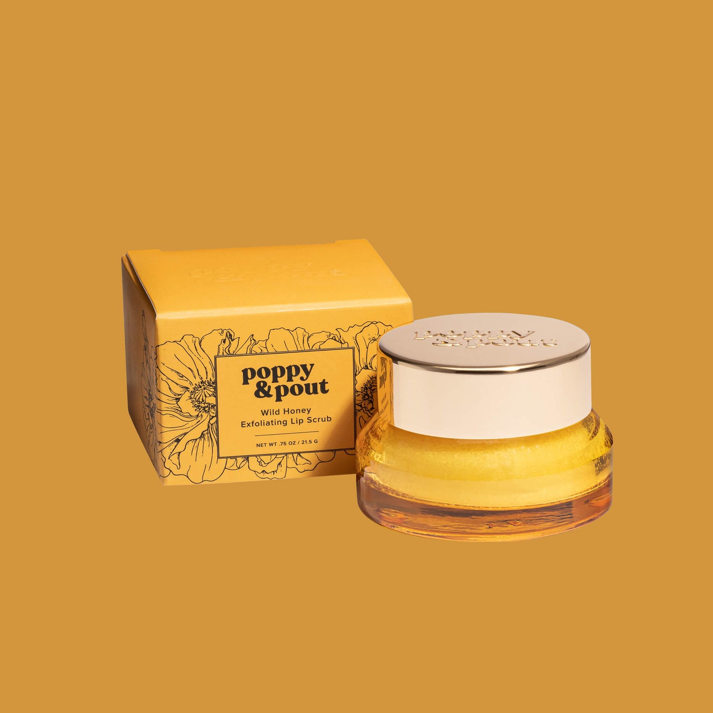 Poppy & Pout Wild Honey Lip Scrub