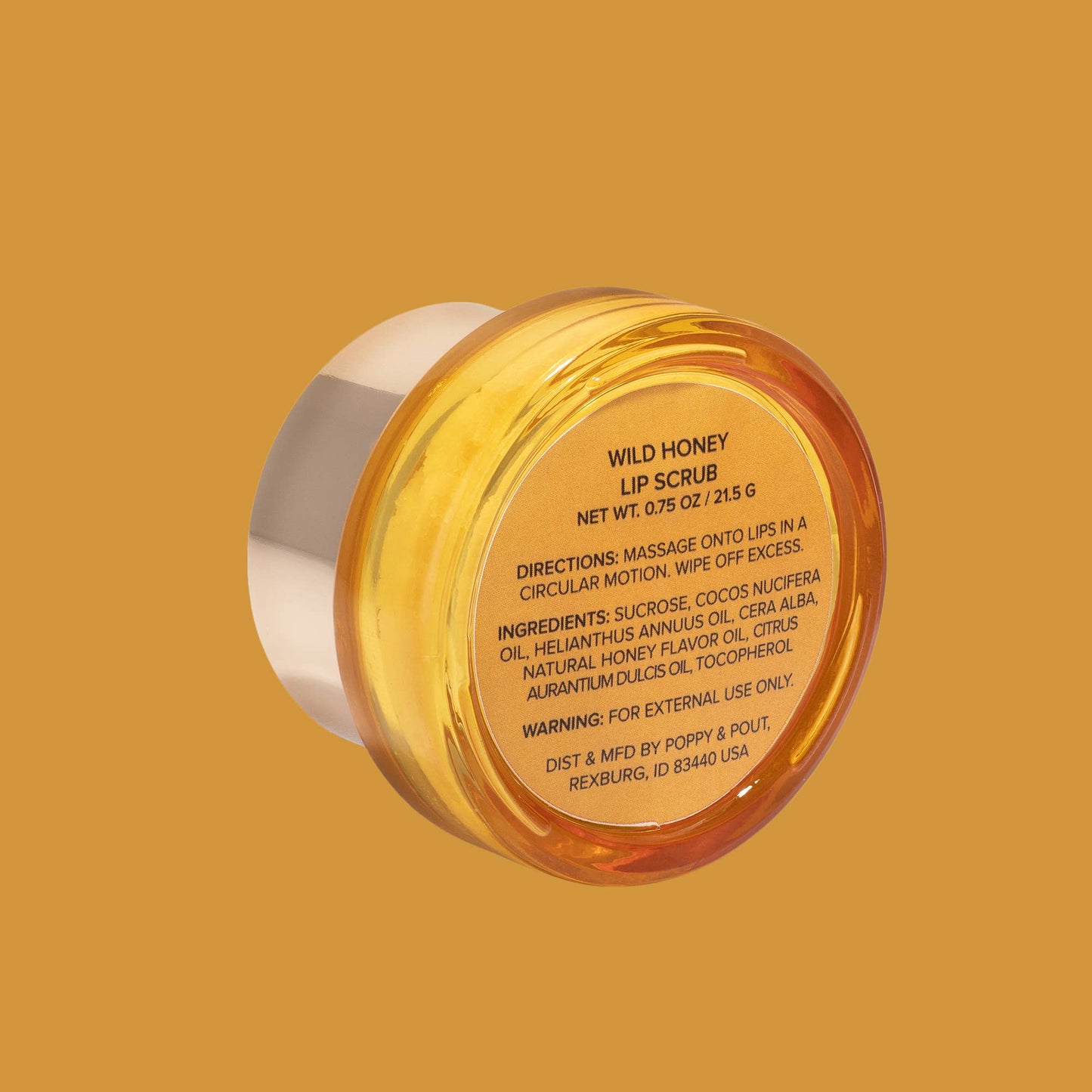 Poppy & Pout Wild Honey Lip Scrub